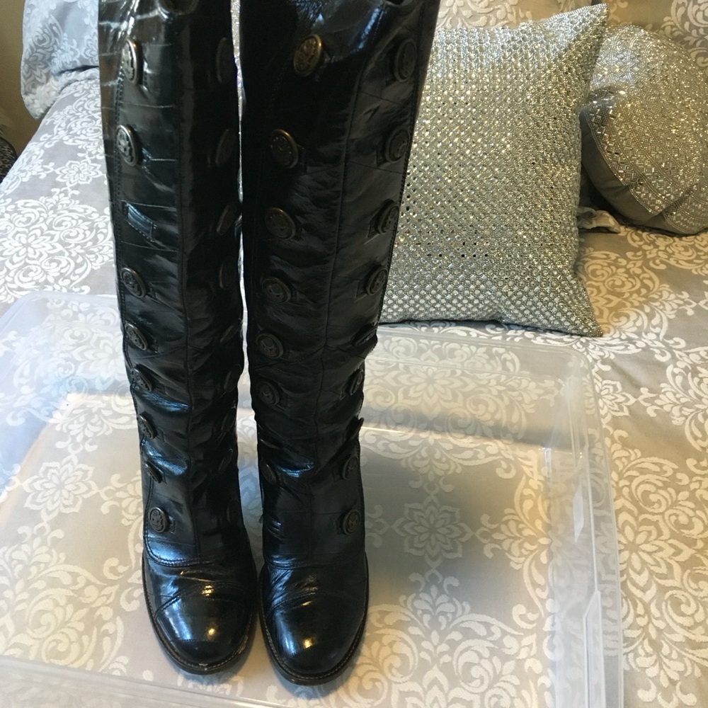 Dolce & Gabbana Black Over the Knee Boots